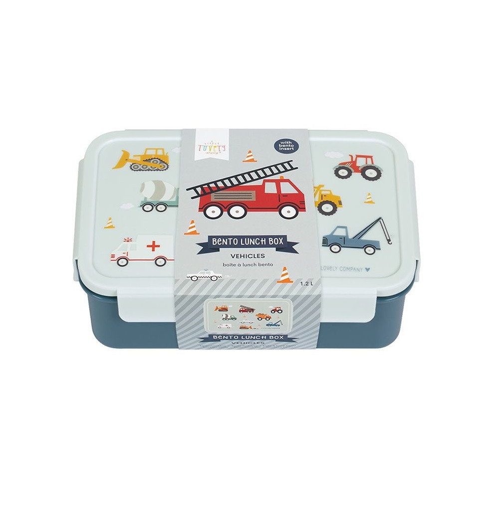 A Little Lovely Company Lunchbox Bento Lunchbox, PP, Mit herausnehmbarem Unterteilungsfach