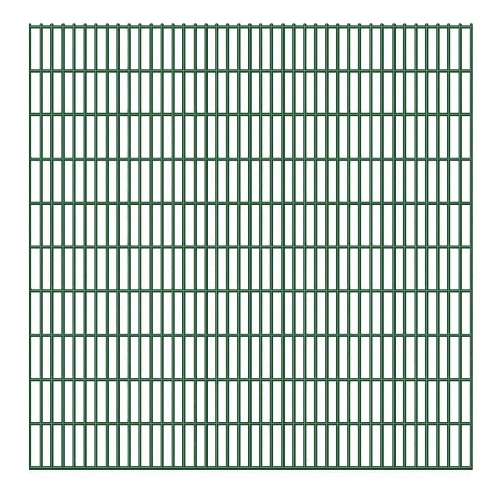 vidaXL Maschendrahtzaun »2D GartenzaunPaneel 15 Stk. 203 cm 30 m Grün