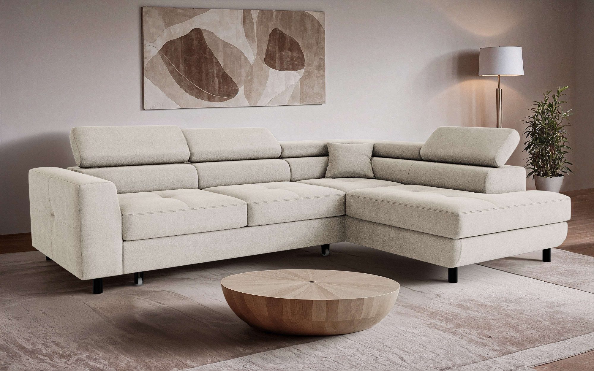 OTTO home Ecksofa AADEN Schlafsofa 254 cm - OTTO. Verlässliche Qualität., m günstig online kaufen