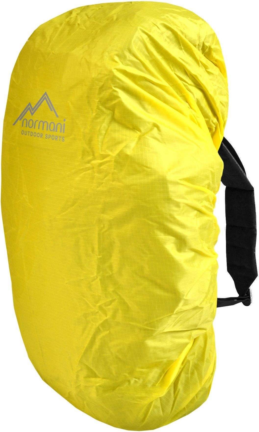 normani Rucksack-Regenschutz Rucksack-Regenüberzug für 60-70 Liter Raincover, Rucksackcover wasserdichte Rucksackhülle Regenschutz für Rucksäcke mit Reflektorlogo