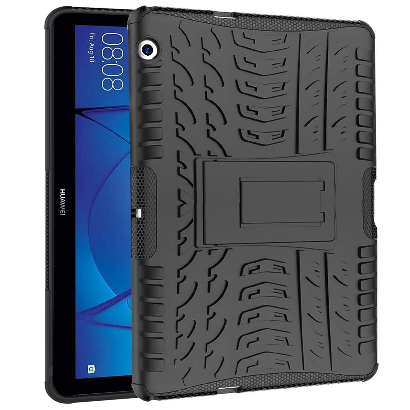 CoolGadget Tablet-Hülle Hybrid Outdoor Hülle für Huawei Mediapad T3 10,1  Zoll, Hülle massiv Outdoor Schutzhülle für Mediapad T3 Tablet Case