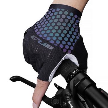 MidGard Fahrradhandschuhe GUB Fahrrad Leder Handschuhe mit Schaumstoff-Posterung