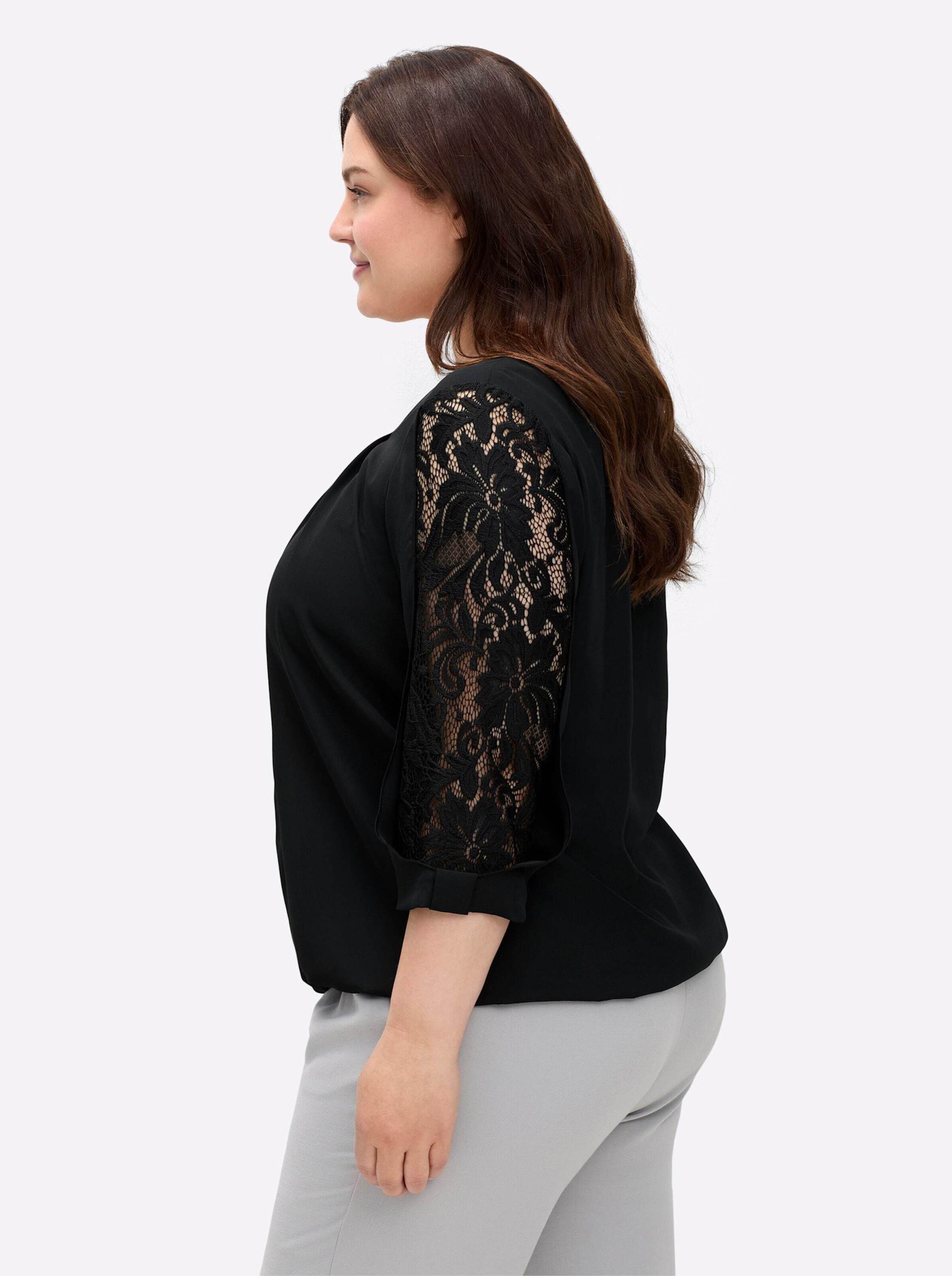 sheego by Joe Browns Klassische Bluse Tunika 3/4-Arm