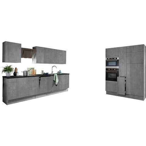OPTIFIT Küchenzeile Tara, ohne E-Geräte, mit Vollauszug und Soft-Close-Funktion, Breite 430 cm