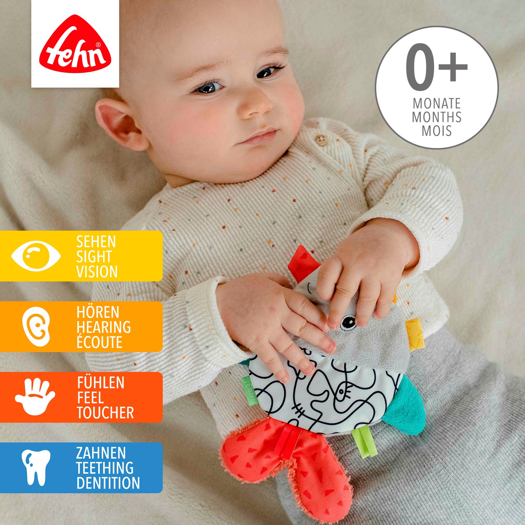 Fehn Greifspielzeug DoBabyDoo, Knister-Fisch günstig online kaufen