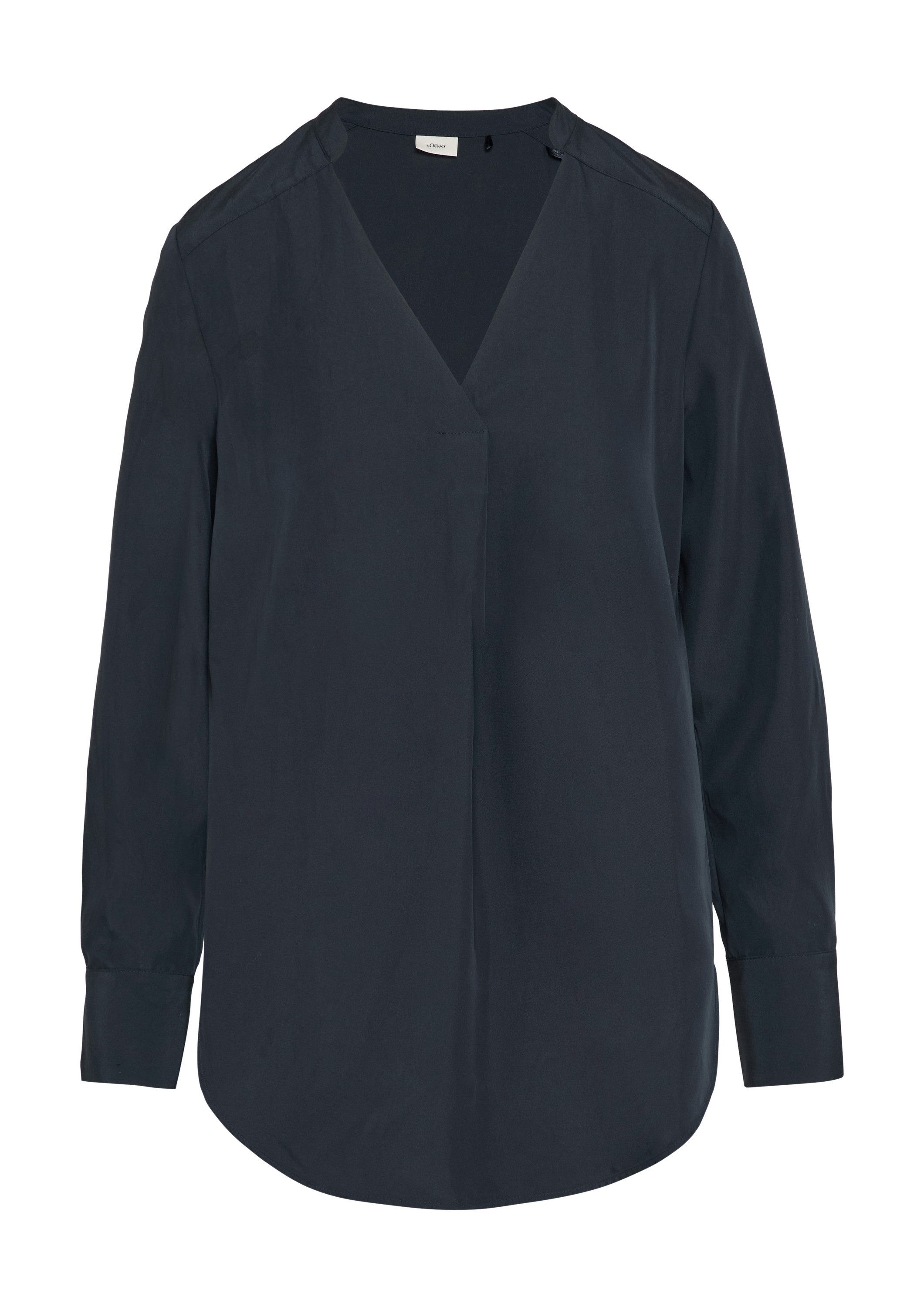 s.Oliver Langarmbluse Bluse Longbluse aus Modalmix günstig online kaufen