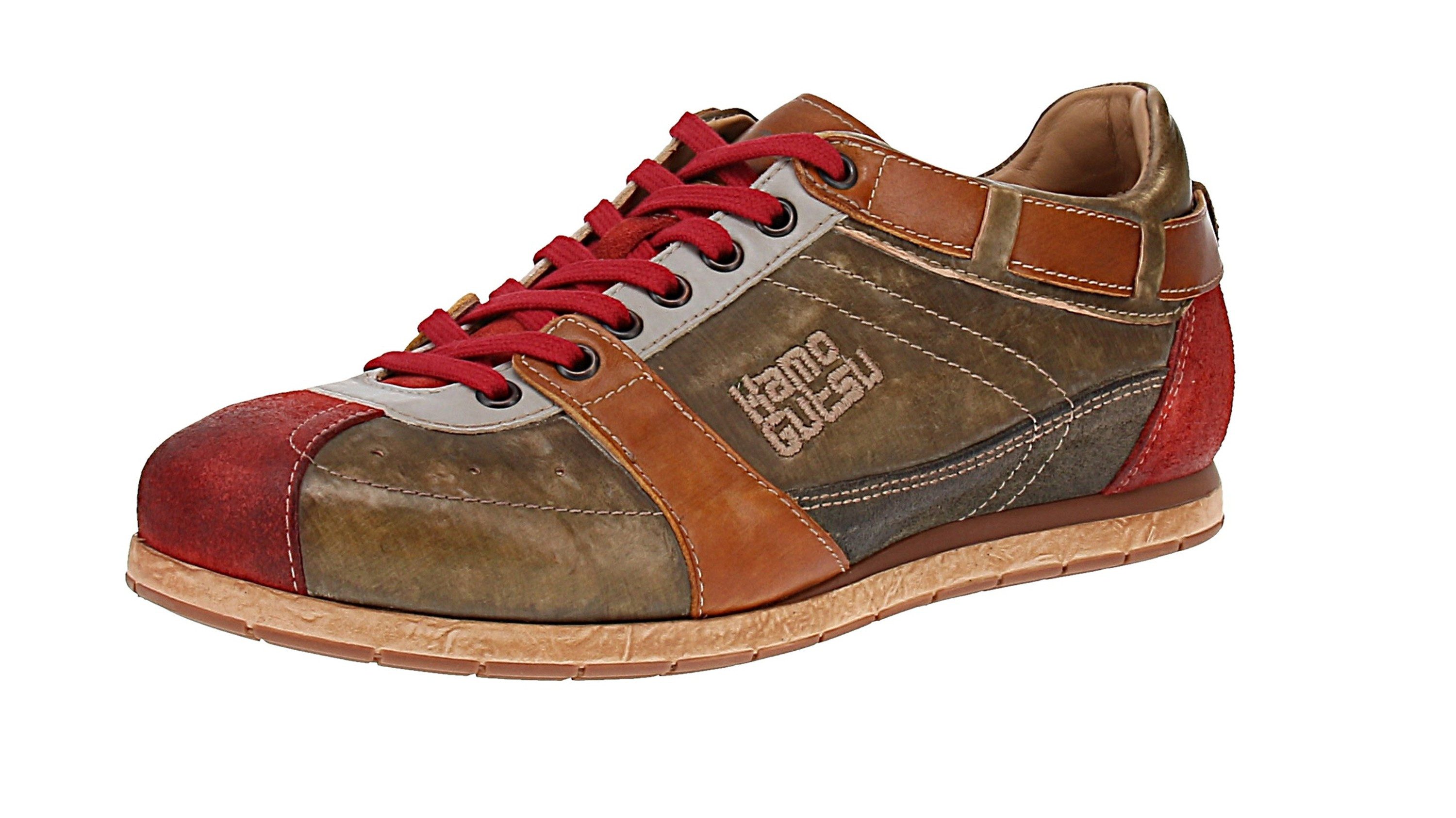 Kamo-Gutsu Kamo-Gutsu Tifo-051 - Herren Schuhe Sneaker - Rosso-Foresta Sneaker