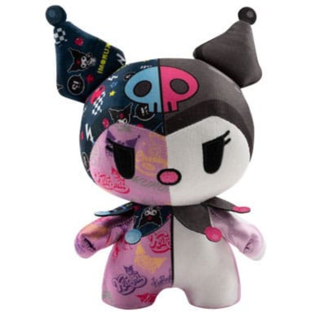 YuMe Toys Spielfigur Sanrio DZNR Plüschfigur Kuromi Graffiti Edition 18 cm