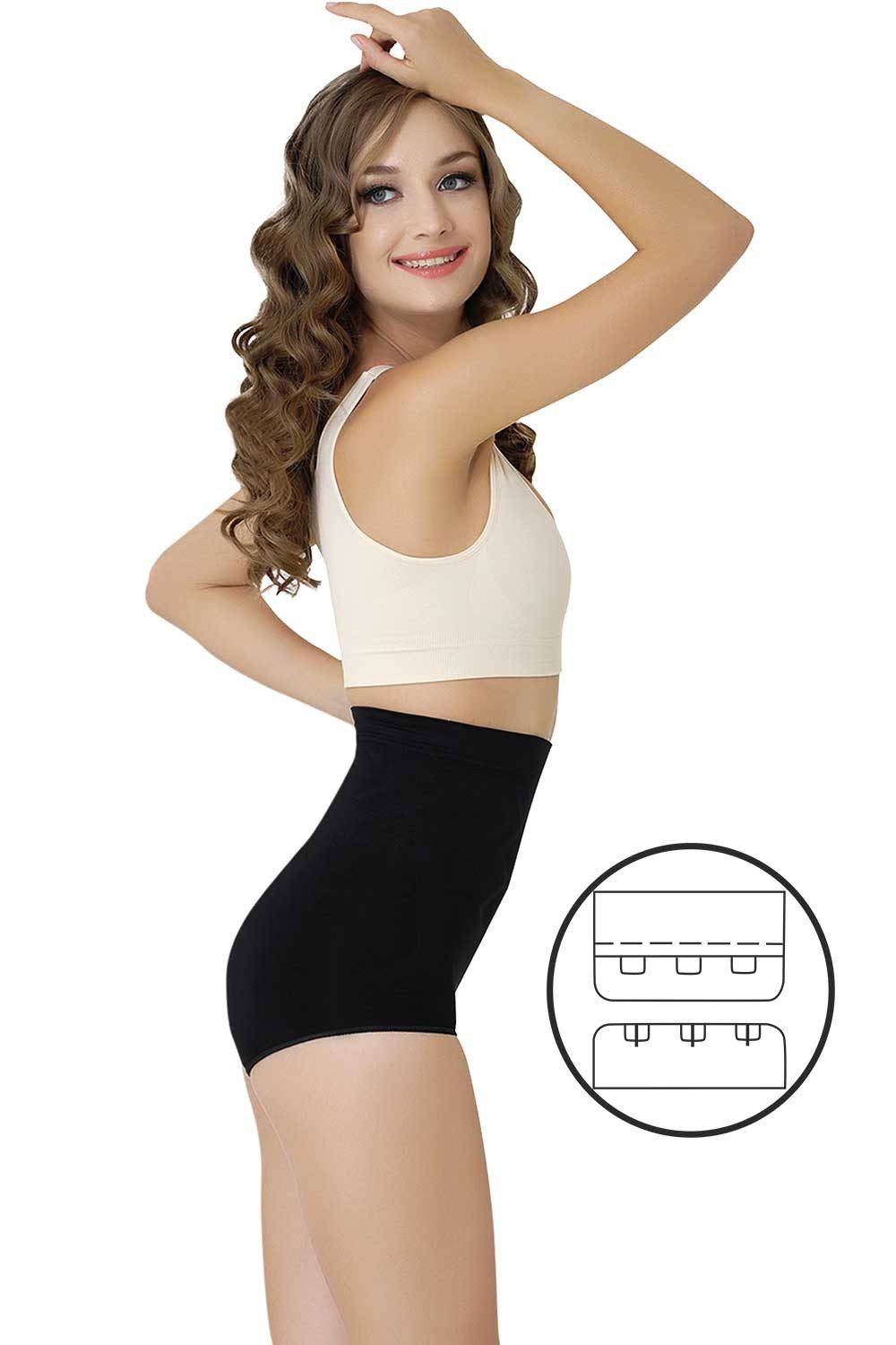 Formeasy Taillenshaper Shapewear Damen Bauch-Weg Unterwäsche Formslip Miederslip Bauchweg