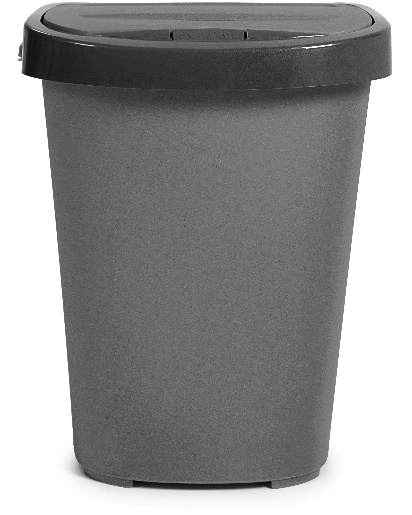 2x Mülleimer mit Deckel Küche Bad Abfalleimer 25 Liter Mülltonne rot Papierkorb 