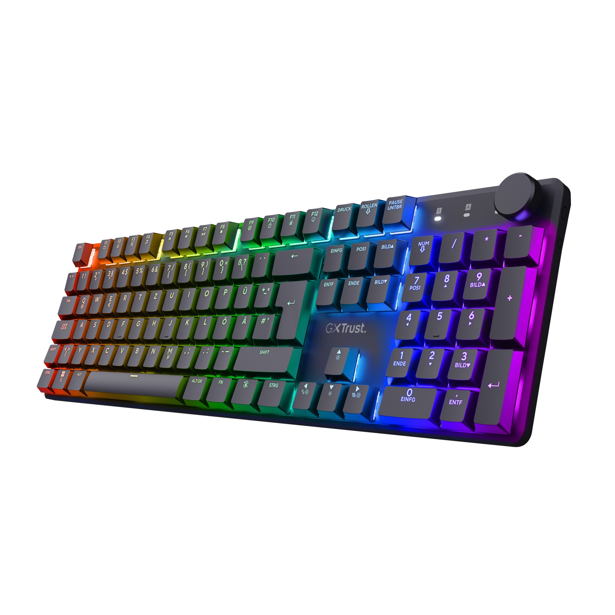 Trust GXT 868 Torix Wireless Gaming Tastatur mechanisch RGB für PC Gaming-Tastatur