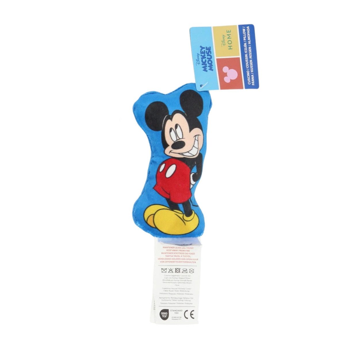 Disney Mickey Mouse Dekokissen Mini Kissen 15 cm Kuschelkissen für Kinderzimmer Sofa und Reise
