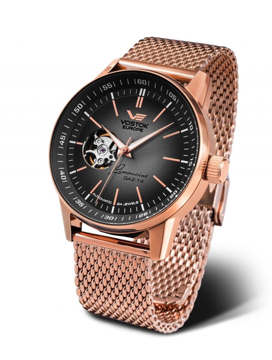 Automatikuhr GAZ14 Limousine Herrenuhr – Milanaiseband, 43 mm, 560B602-B