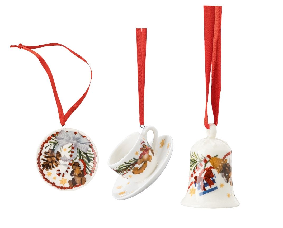 Hutschenreuther Weihnachtsfigur Sammelserie 2021 Lasst uns froh..Mini-Set Tasse