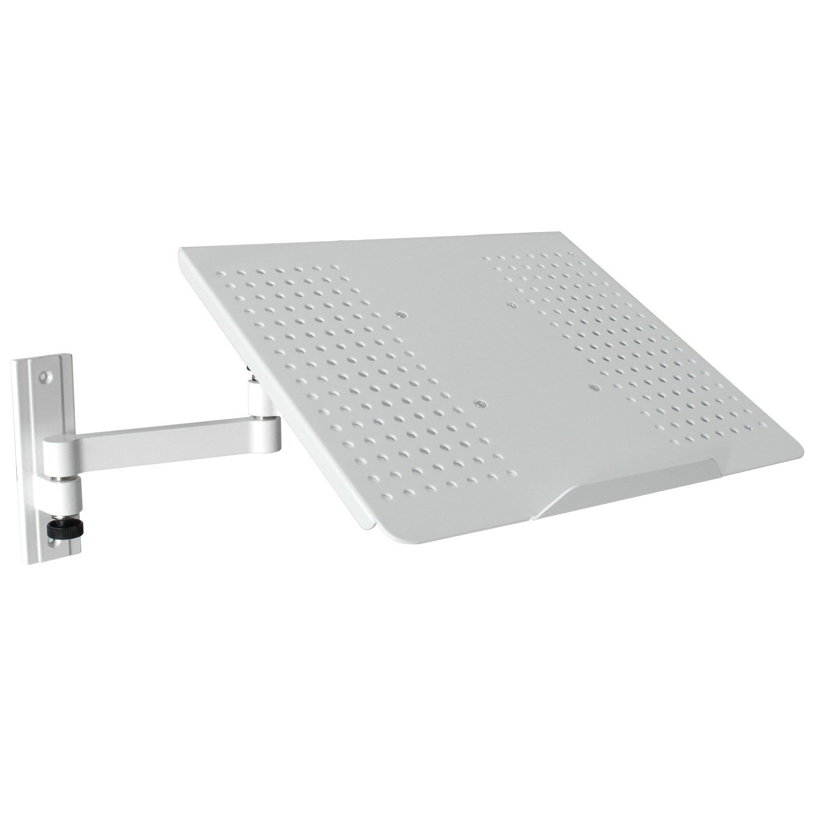 Drall Instruments Laptop-Ständer L52W-APW, (1-tlg., Wandhalterung mit Laptopablage (neigbar/schwenkbar)