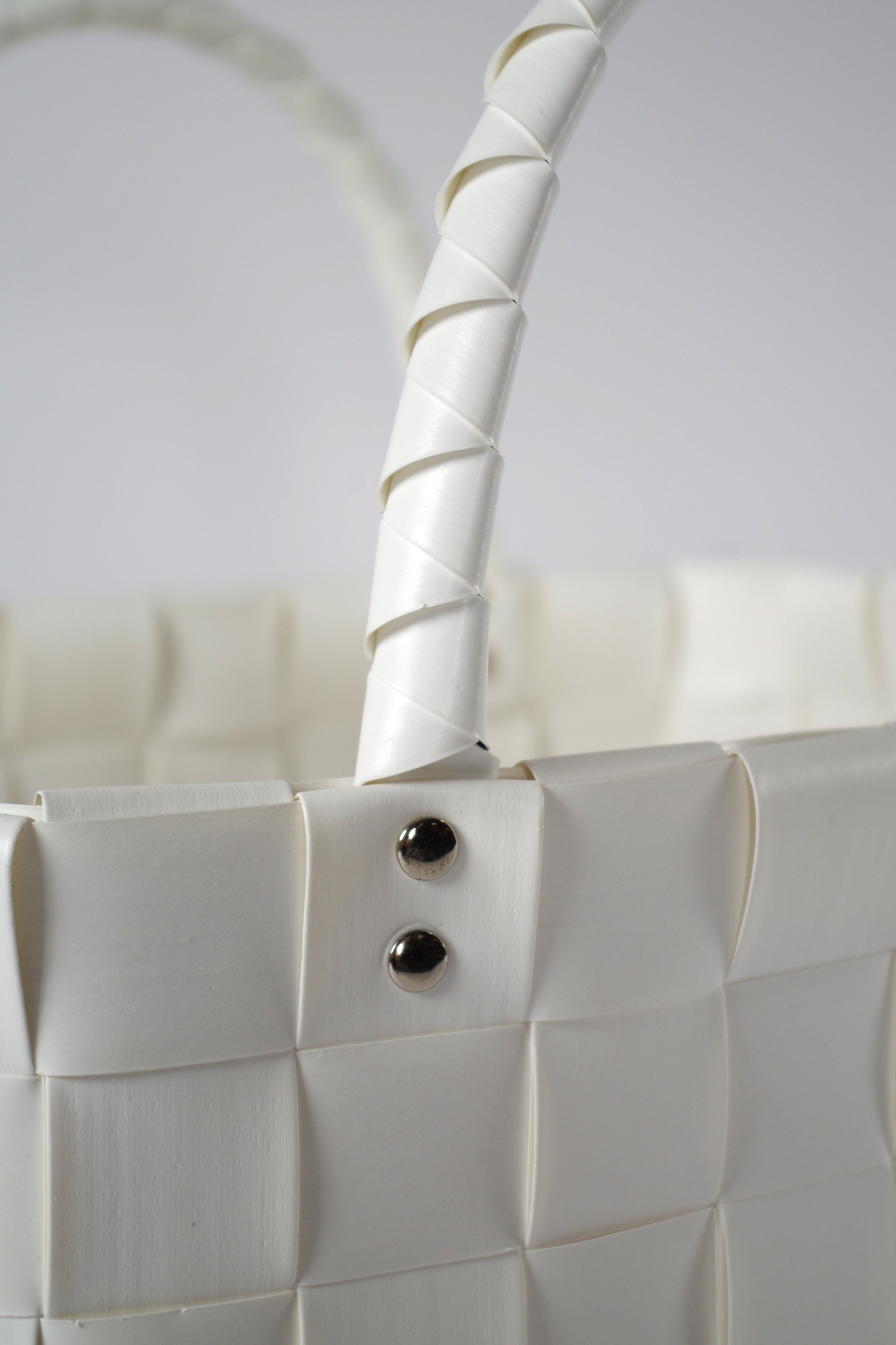 Kobolo Einkaufsshopper Einkaufstasche WHITE XXL 36x22x28/50 cm, 18 l