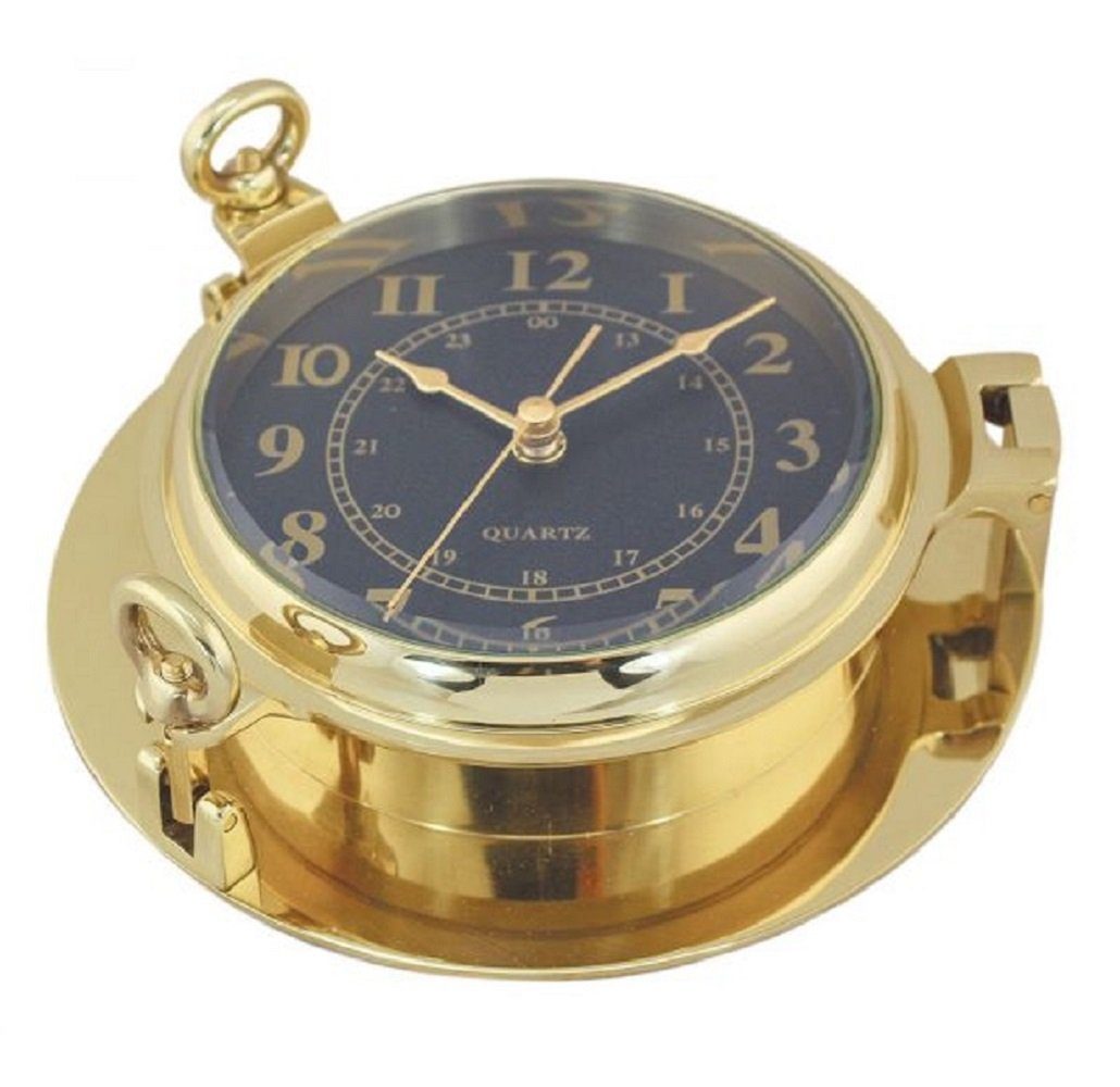 Linoows Uhr Maritime Wanduhr, 22,5 cm Schiffsuhr Ø Luxus