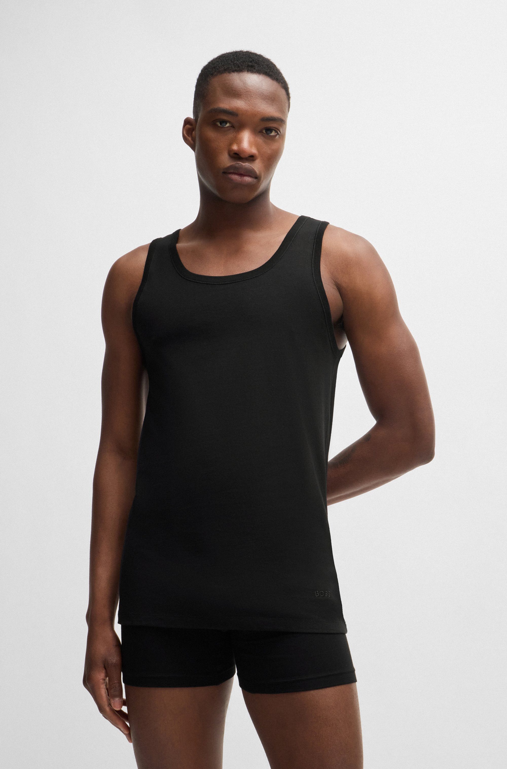 BOSS Unterhemd Tank Top 3P CO günstig online kaufen