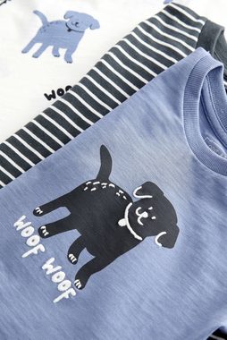 Next T-Shirt Kurzärmelige T-Shirts im Animal-Print, 3er-Pack (3-tlg)
