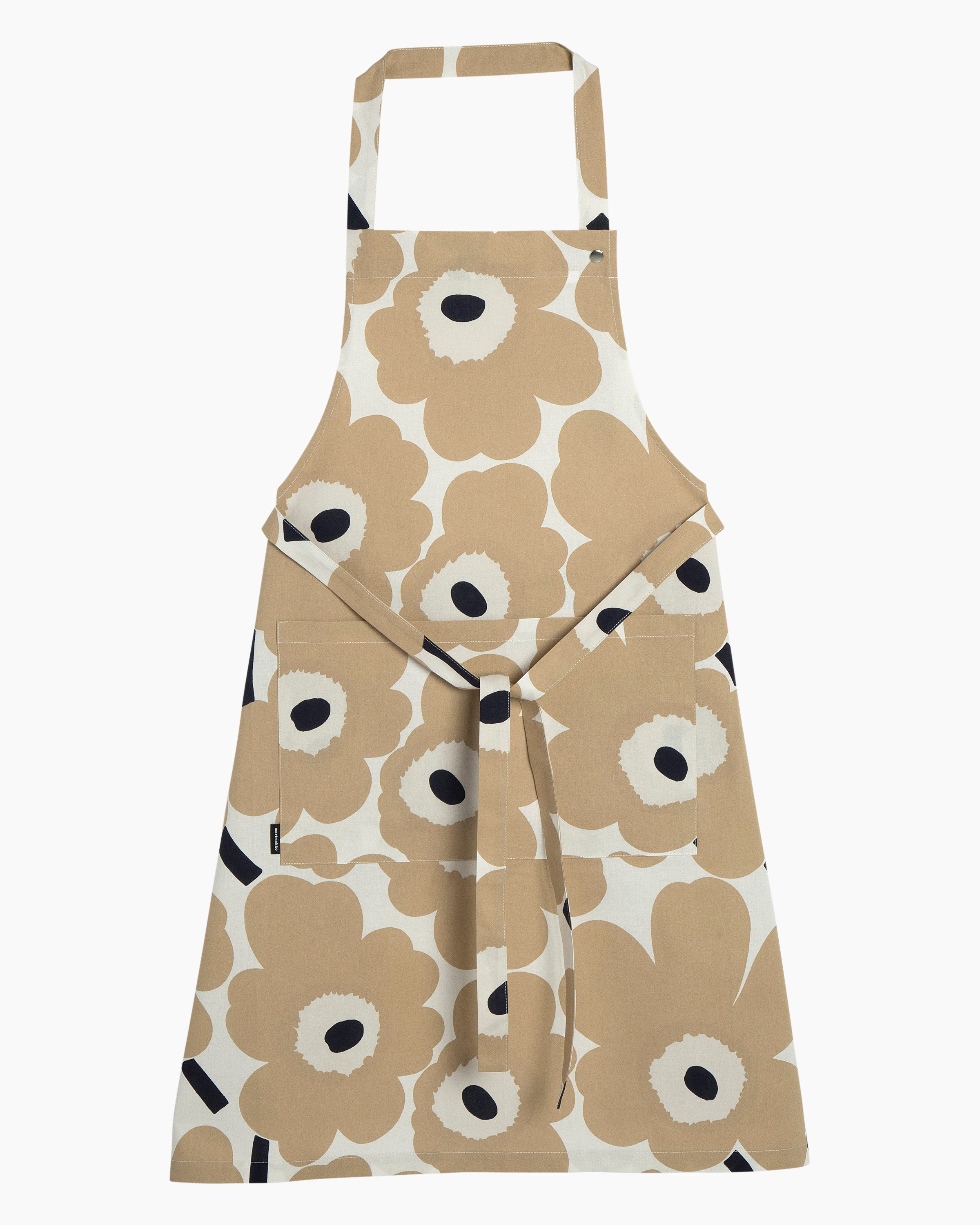 Marimekko Kochschürze PIENI UNIKKO, (1-tlg), weiß, beige, dunkelblau