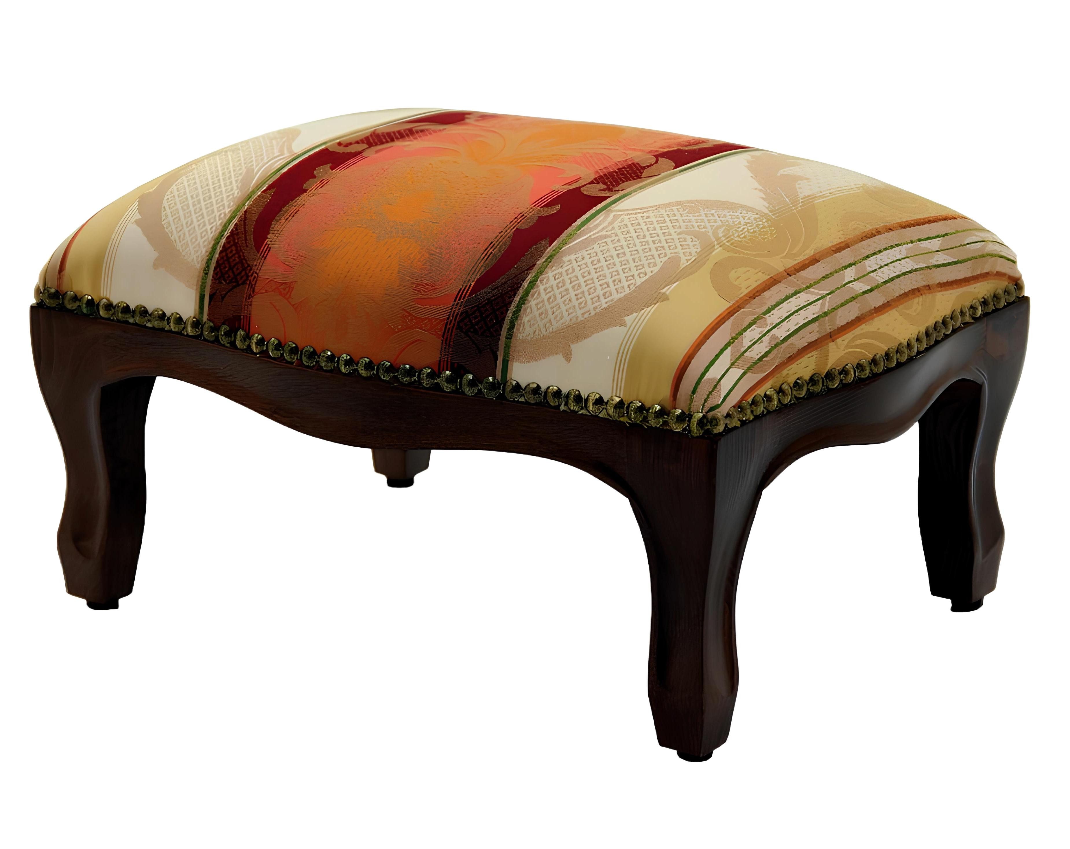 Xlmoebel Fußhocker Gepolsterter Sitzhocker in modernem Design mit Ottomane (1 St., Hocker), Hergestellt in Europa