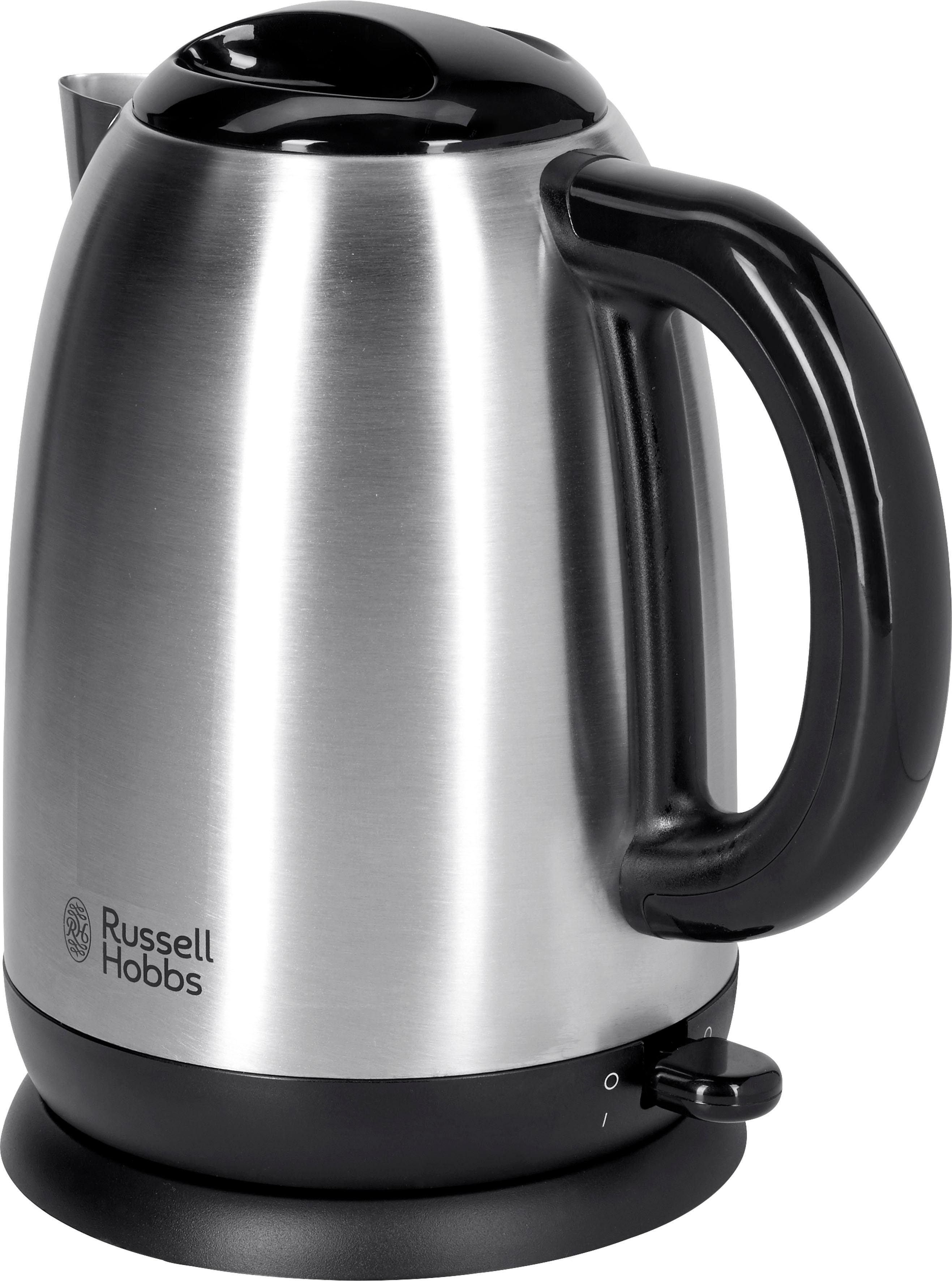 RUSSELL HOBBS Wasserkocher Adventure 23912-70, 1,7 l, 2400 W, Edelstahl gebürstet