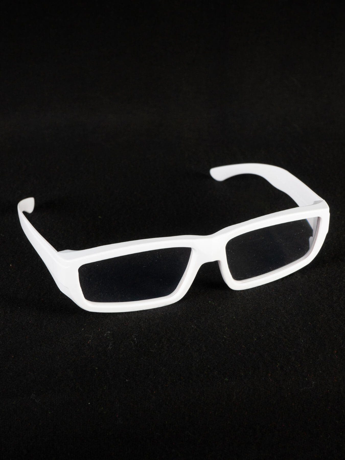 PSYWORK 3D-Brille Schwarzlicht Weiß ChromaDepth Eckig 3D-Brille