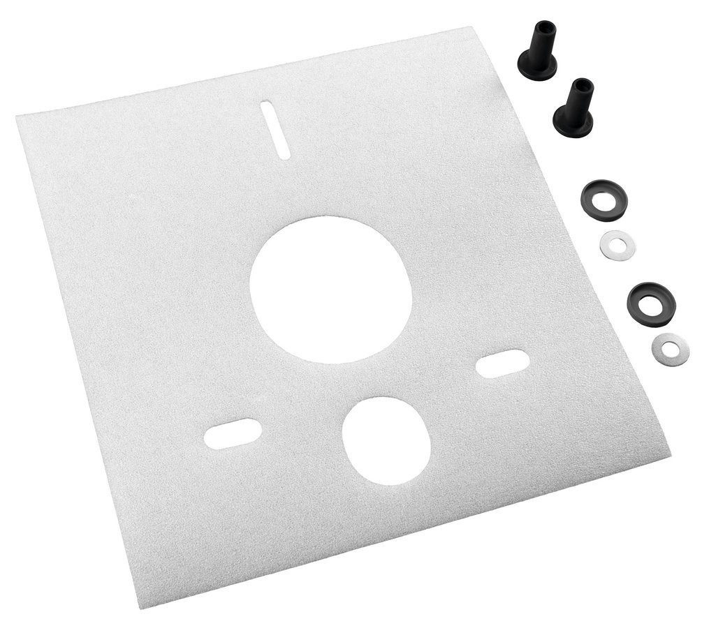 HAAS Duschwannen-Schallschutz Schalldämpfende Unterlage für Hänge-Toiletten, Haas-6573