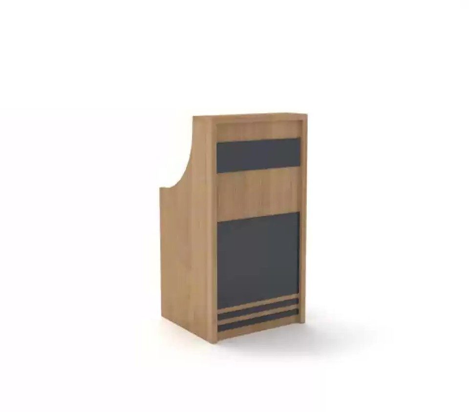 Xlmoebel Stehpult Holz Rednerpult mobil für Arbeitszimmer und Büro (1-St), Made in Europa