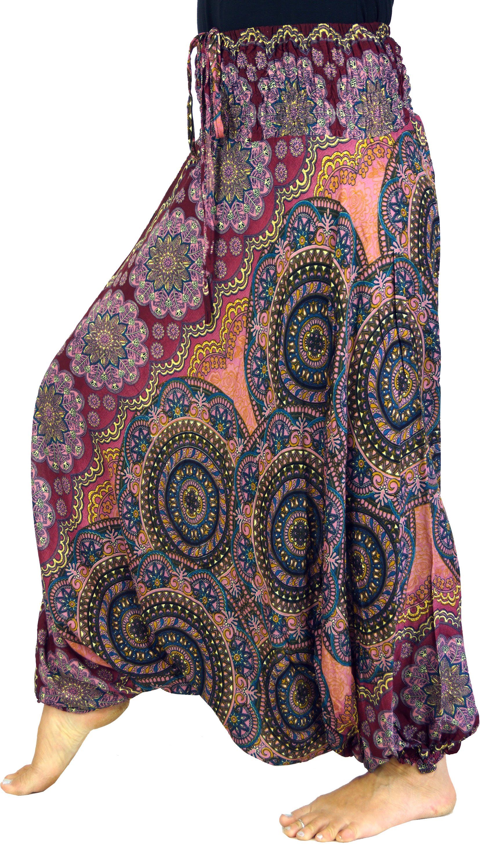 Guru-Shop Relaxhose Afghani Hose, Overall, Jumpsuit, Haremshose,.. Ethno Style, alternative Bekleidung