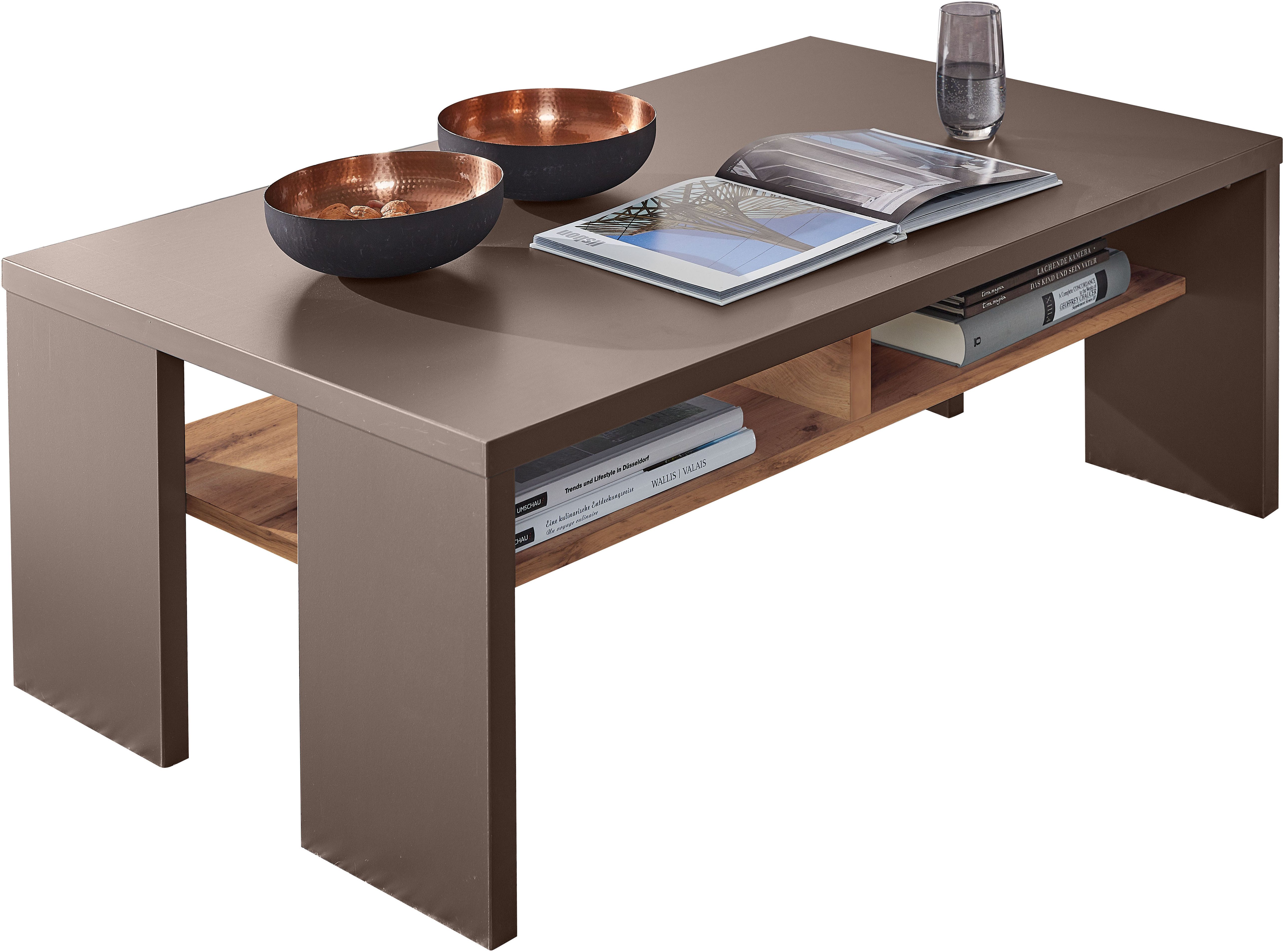 Innostyle Couchtisch Fun Plus II (1-St), 2 Fächer, ABS Kantenschutz