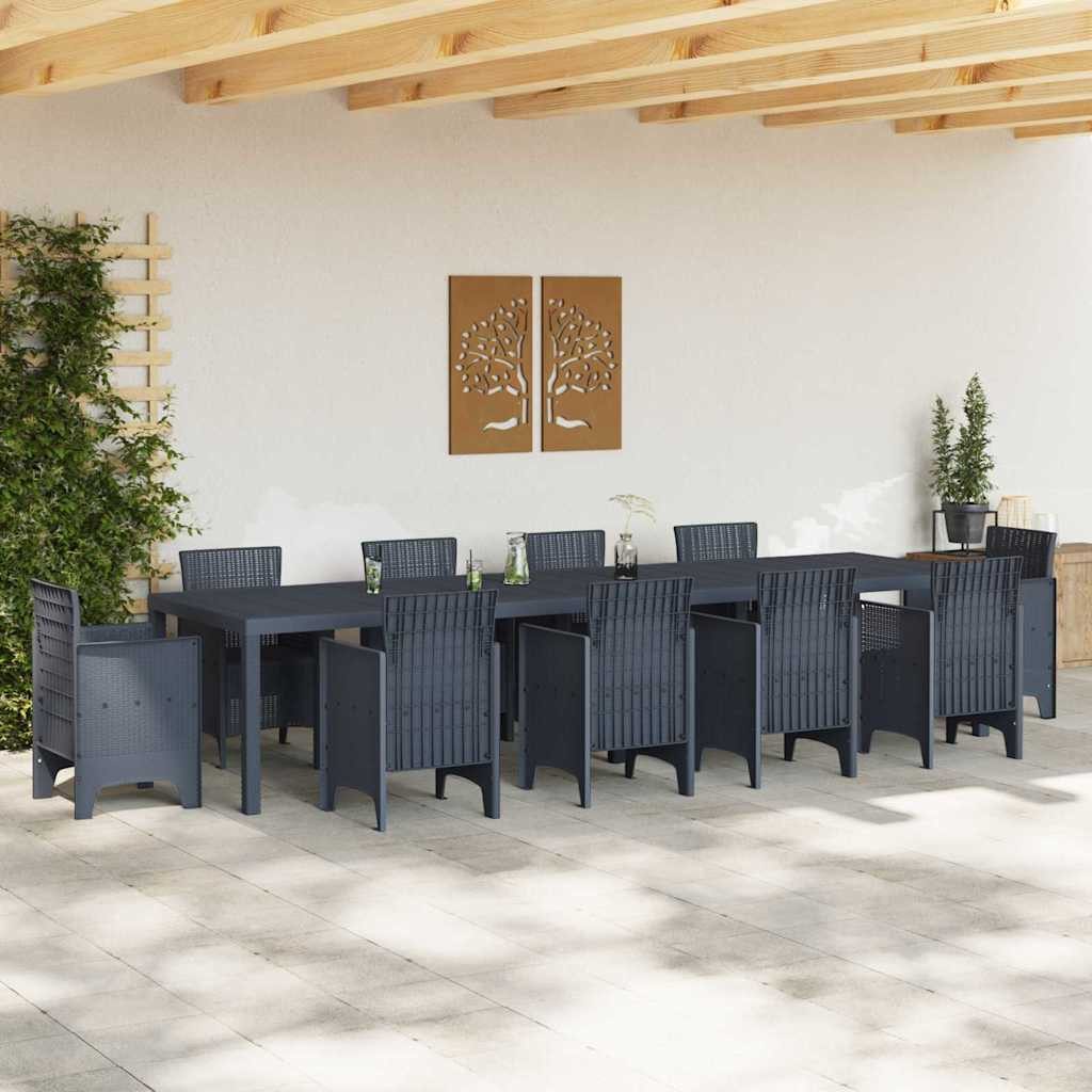 vidaXL Gartentisch Gartentisch Anthrazit 350 x günstig online kaufen