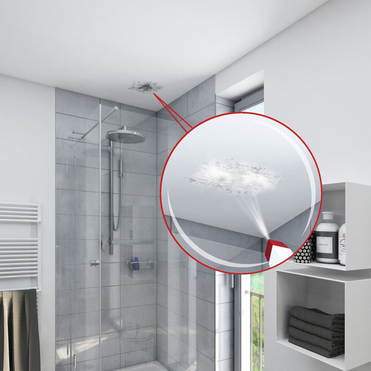 Mellerud Schimmel Frei Haftgel Aktivchlor 0,25 l Schimmelentferner