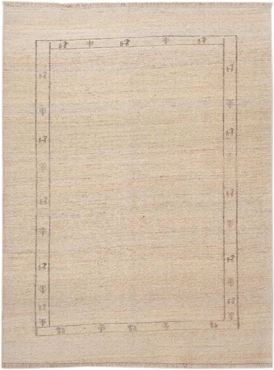 Orientteppich Perser Gabbeh Loribaft Trading, Handgeknüpfter Moderner Orientteppich, Höhe: Nain rechteckig, 146x196 mm 5