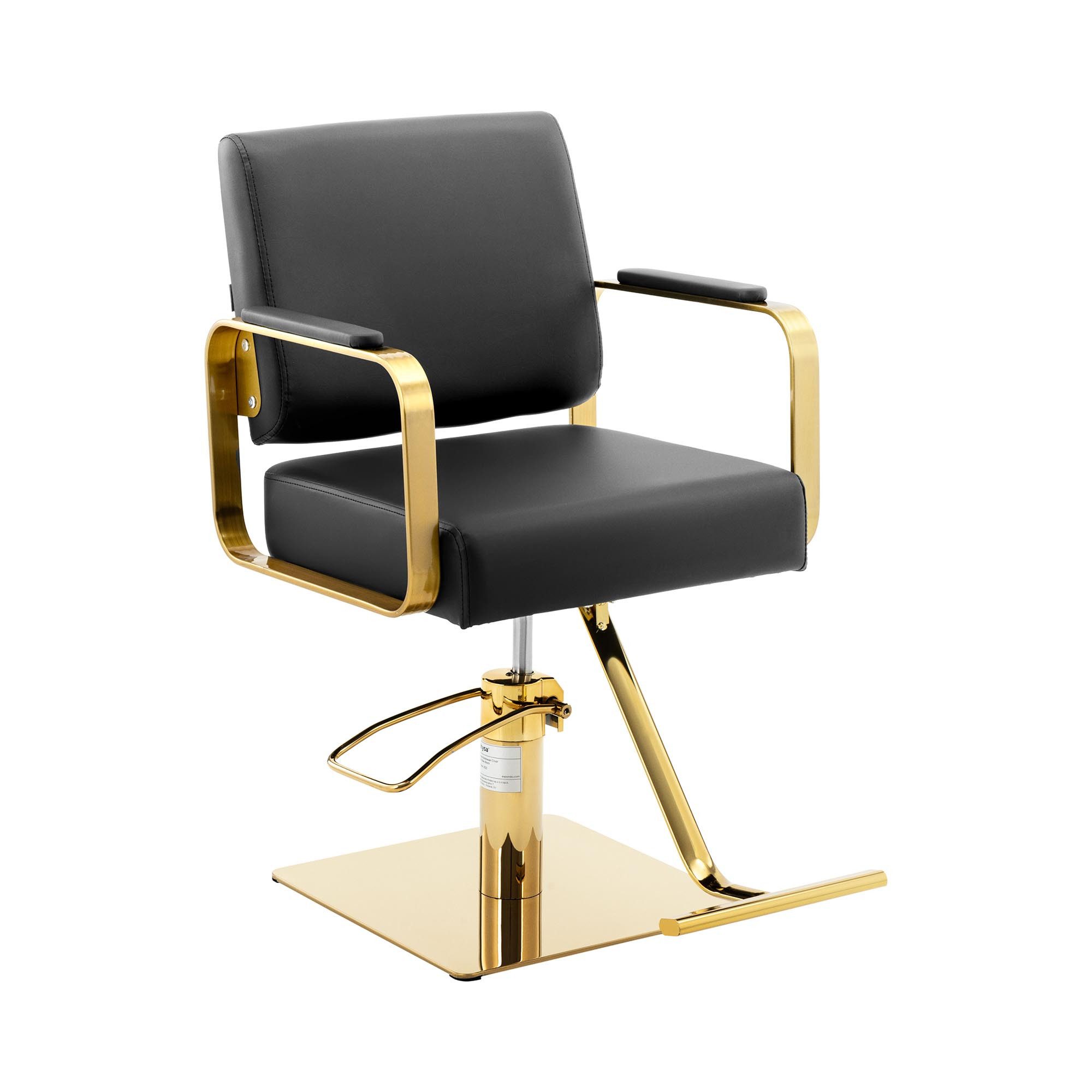 Physa Armlehnstuhl Friseurstuhl mit Fußstütze Barber-Stuhl 200 kg Otley Bla günstig online kaufen