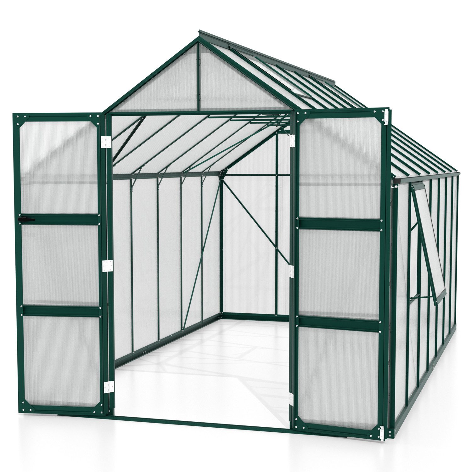 Vitavia Gewächshaus Olymp 11500, 6,00 mm Wandstärke grün | Rabatt: 29%