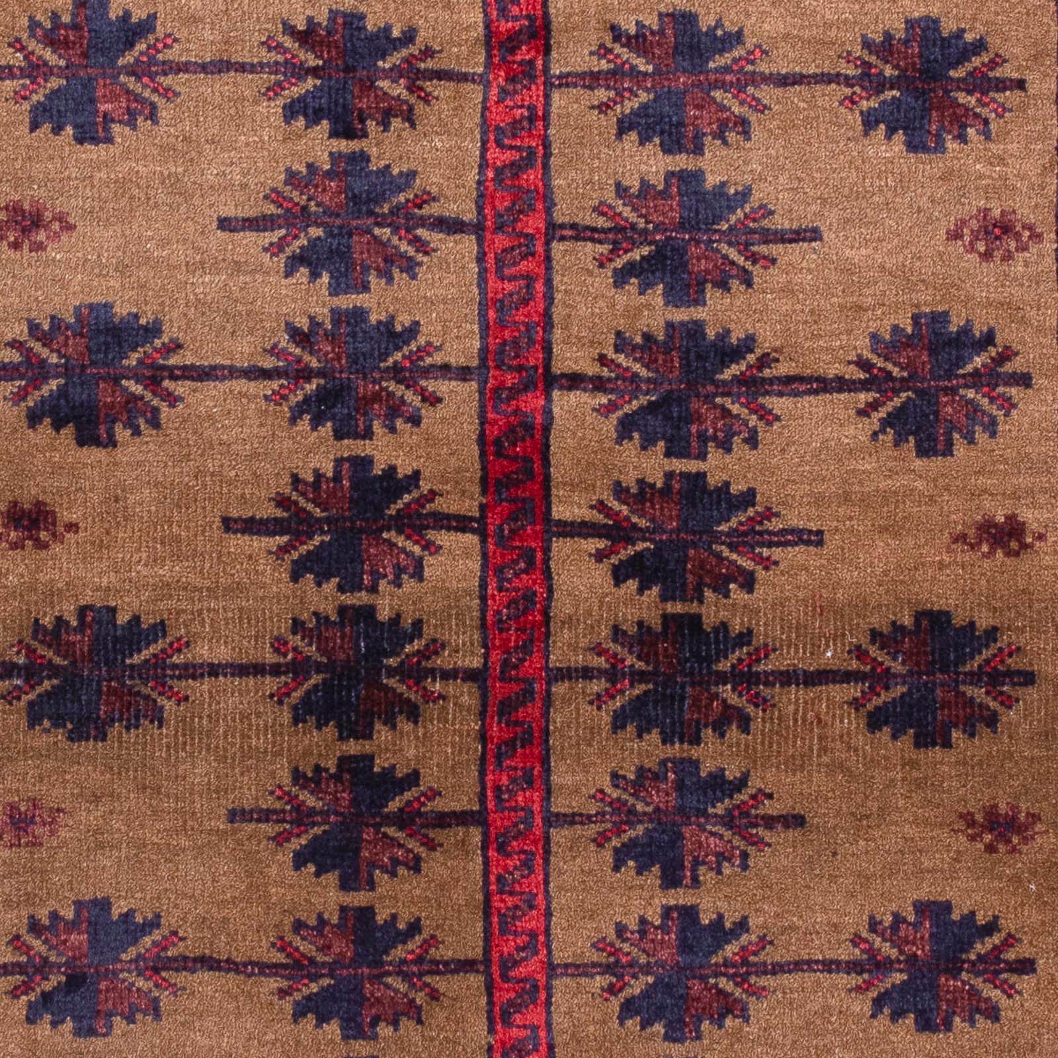 Orientteppich Belutsch Einzelstück mm, - 147 Handgeknüpft, rechteckig, braun, 89 8 cm - mit x Wohnzimmer, morgenland, Höhe: Zertifikat