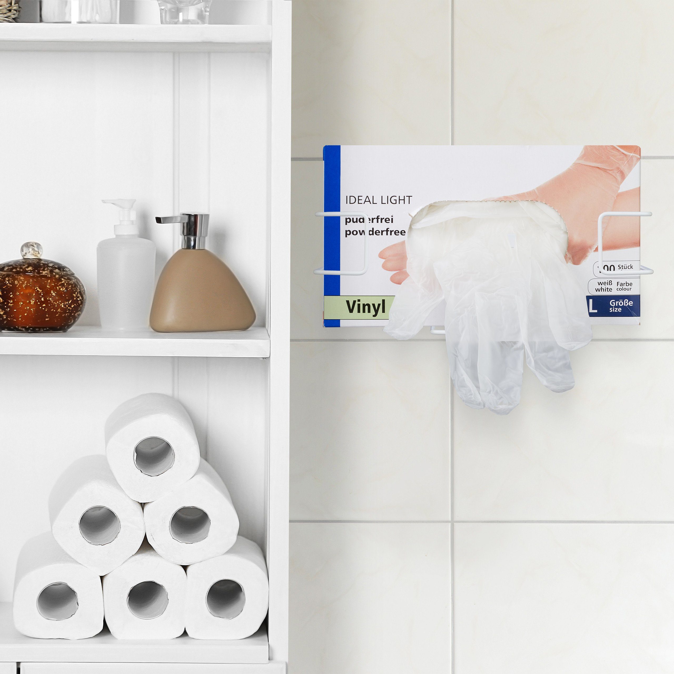 relaxdays Einweghandschuhe Handschuhspender 2er Set günstig online kaufen
