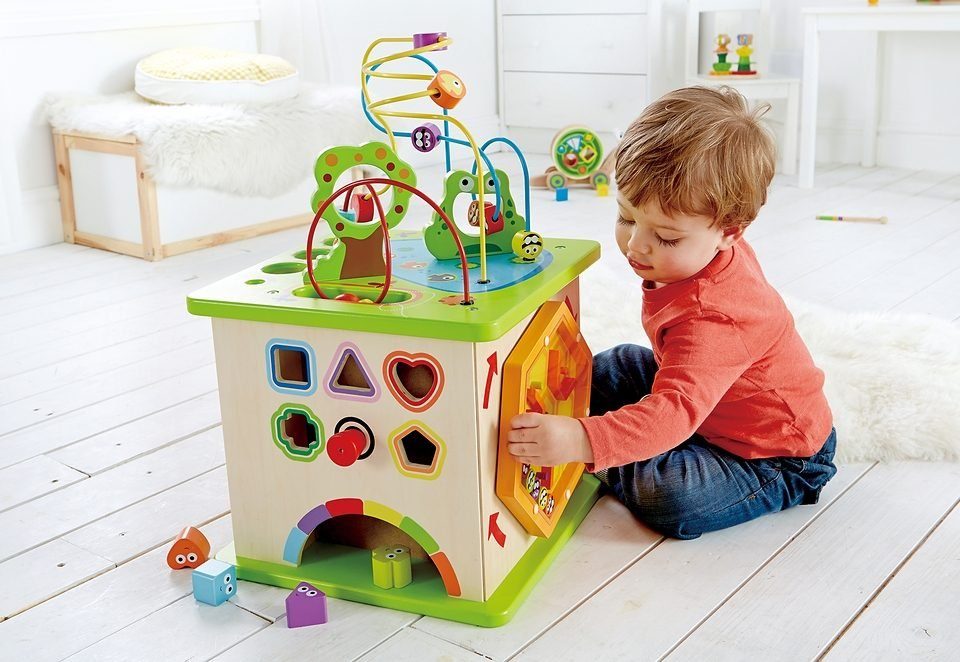 Hape Motorikwürfel Kleine Tierchen