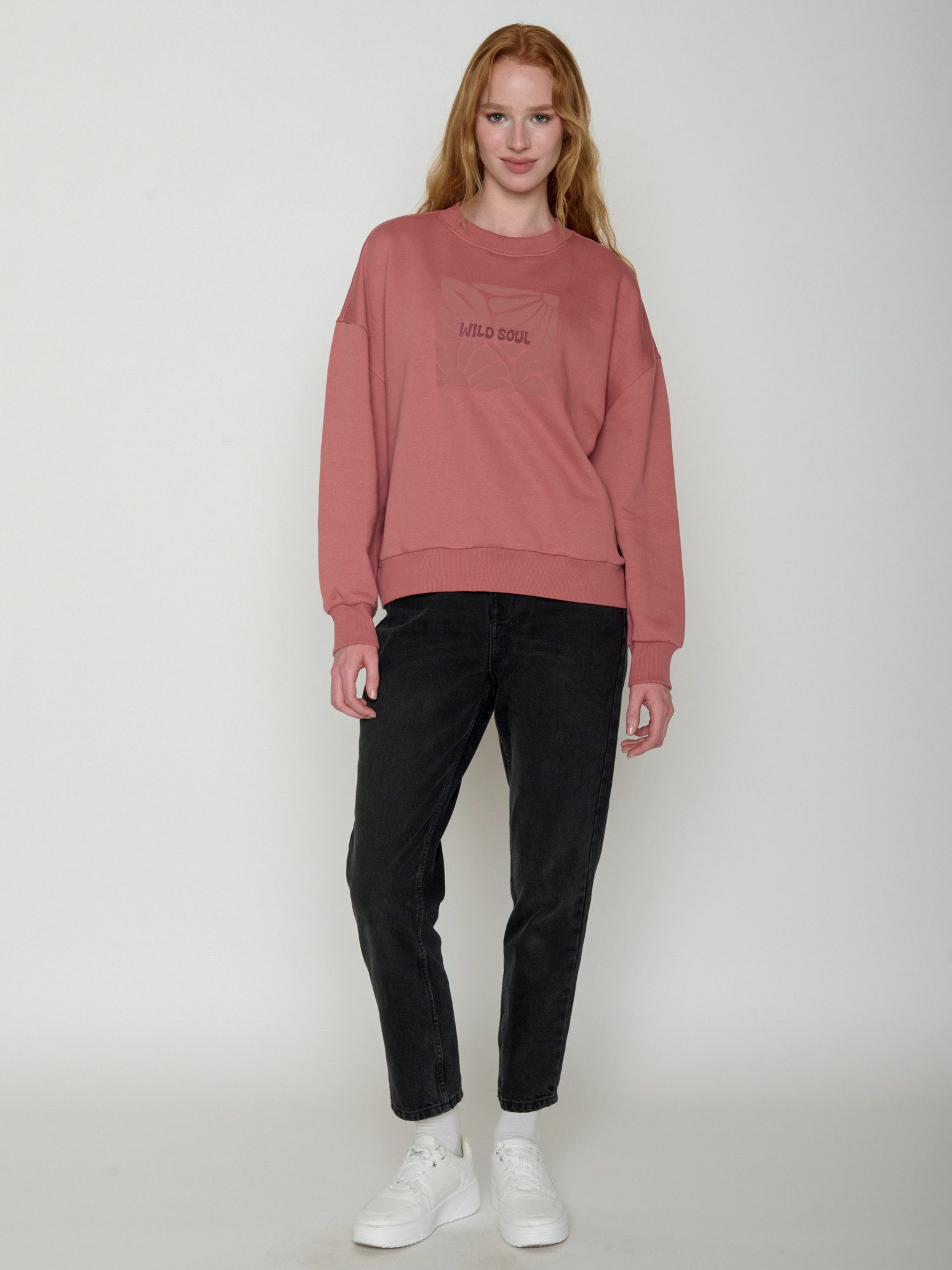 GreenBomb Sweatshirt Core Wild Soul (1) 100% Organic Cotton, GOTS, weit geschnitten, Rundhals