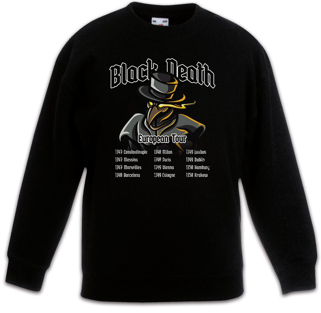 Sweatshirt Black Death European Tour Kinderpullover Pest Schwarze Beulenpest
