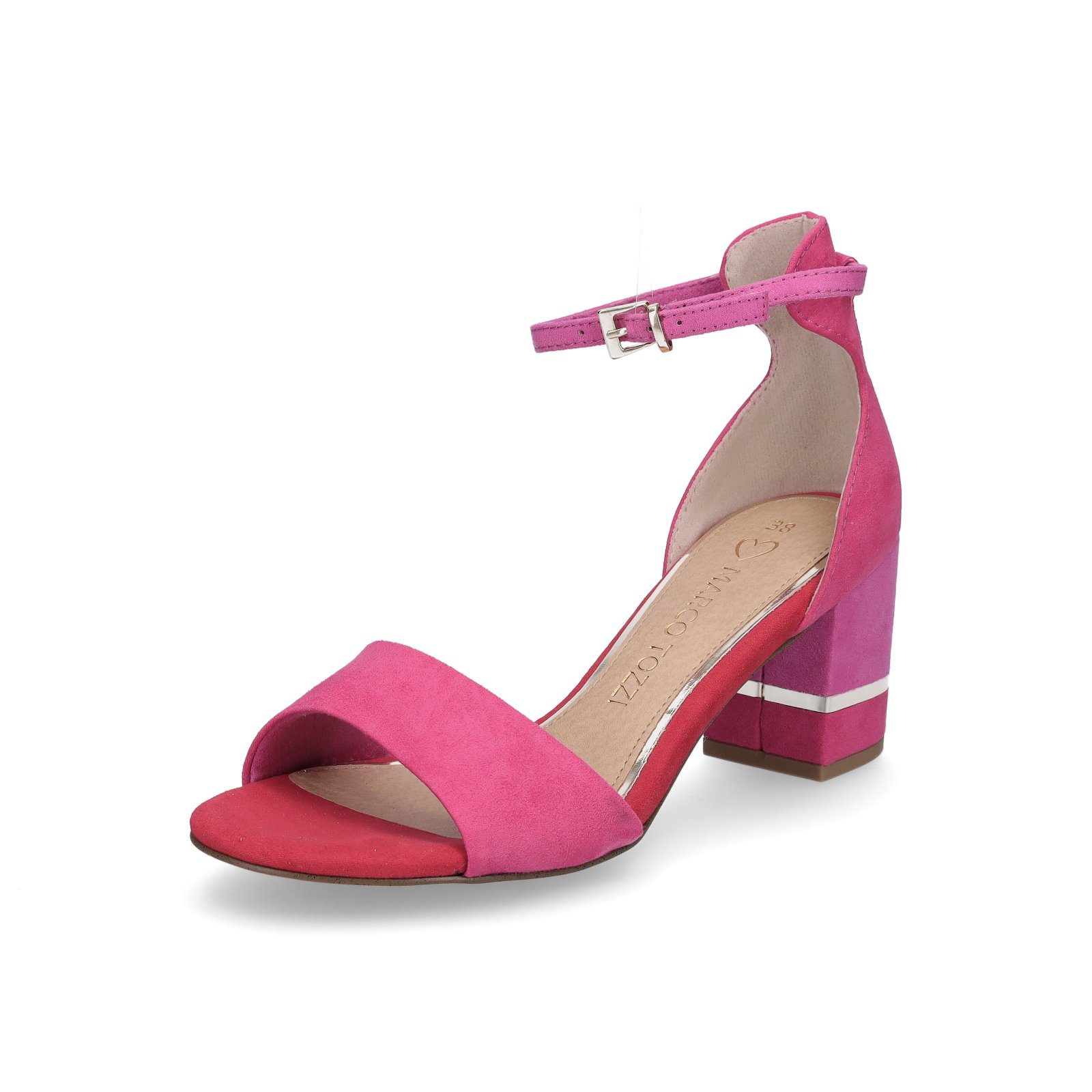 MARCO TOZZI Marco Tozzi Damen Sandalette pink rosa Sandalette pink comb (13006109)