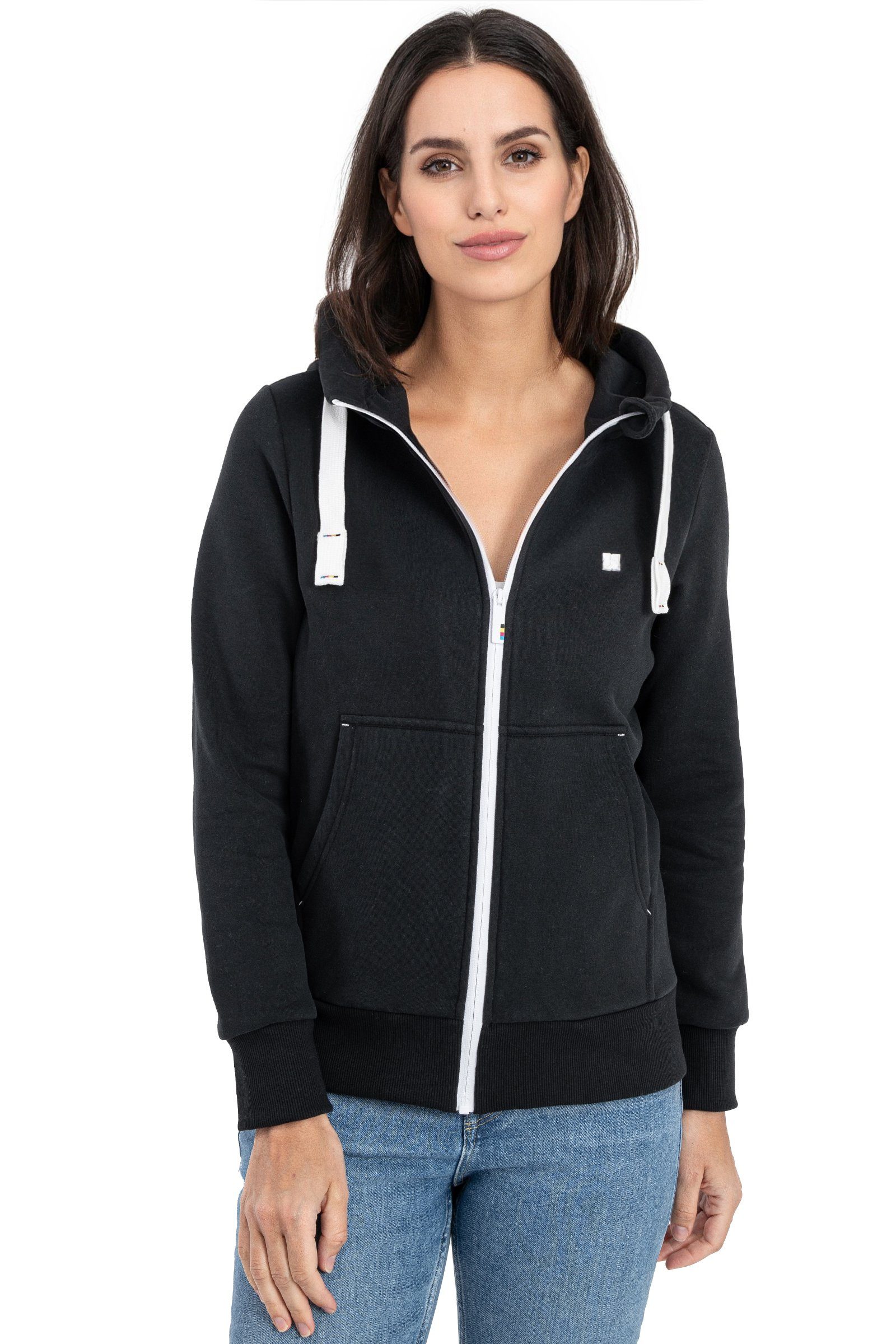 DEPROC Active Kapuzensweatjacke FinjaDC Damen Zip-Hoodie mit weicher Innens günstig online kaufen