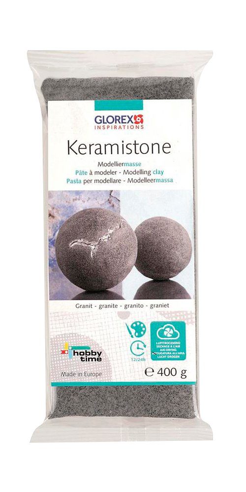 Glorex Modelliermasse Granit Stoneplast, 400 g