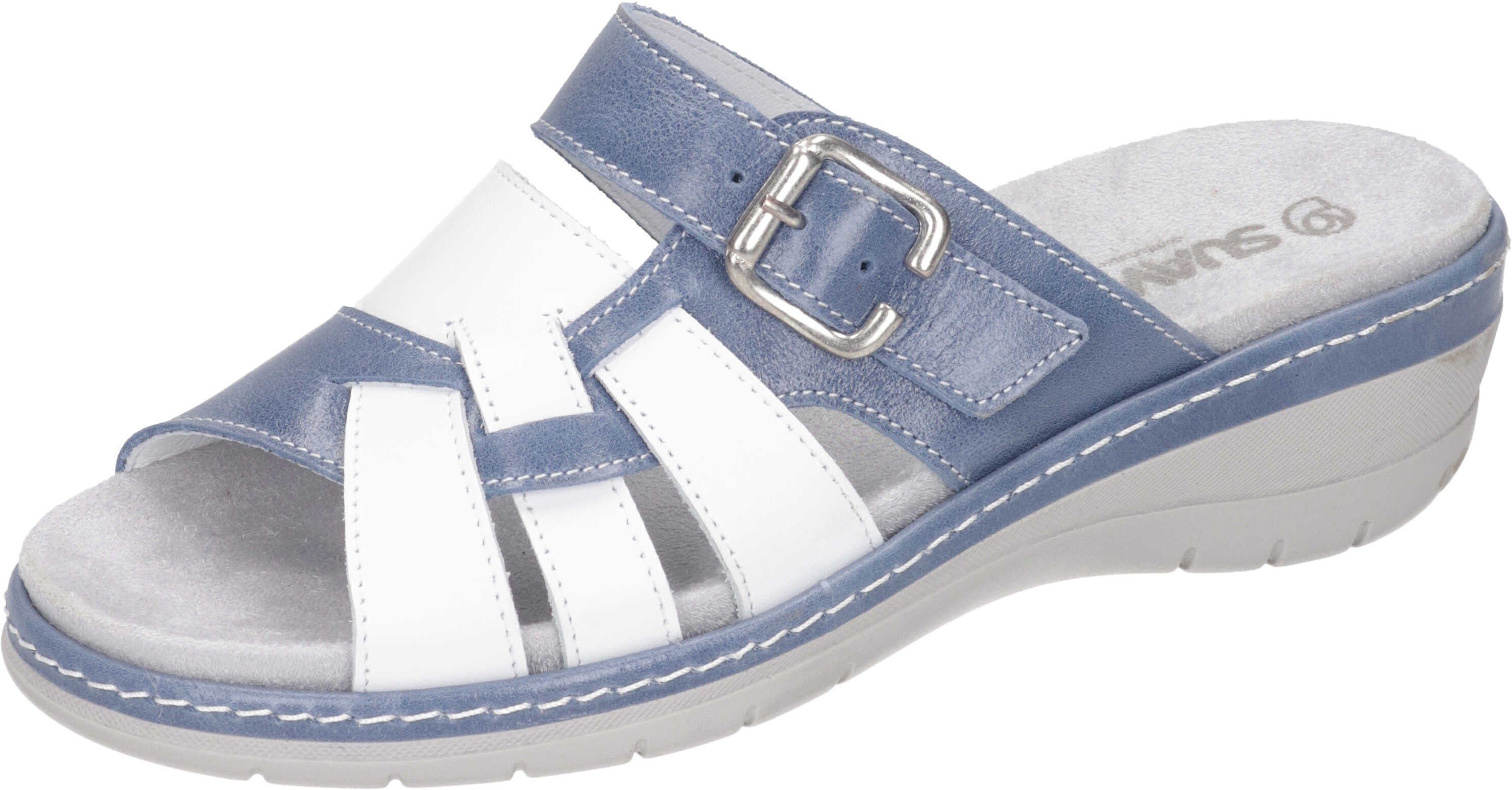 Suave Pantoletten Pantolette aus echtem Leder