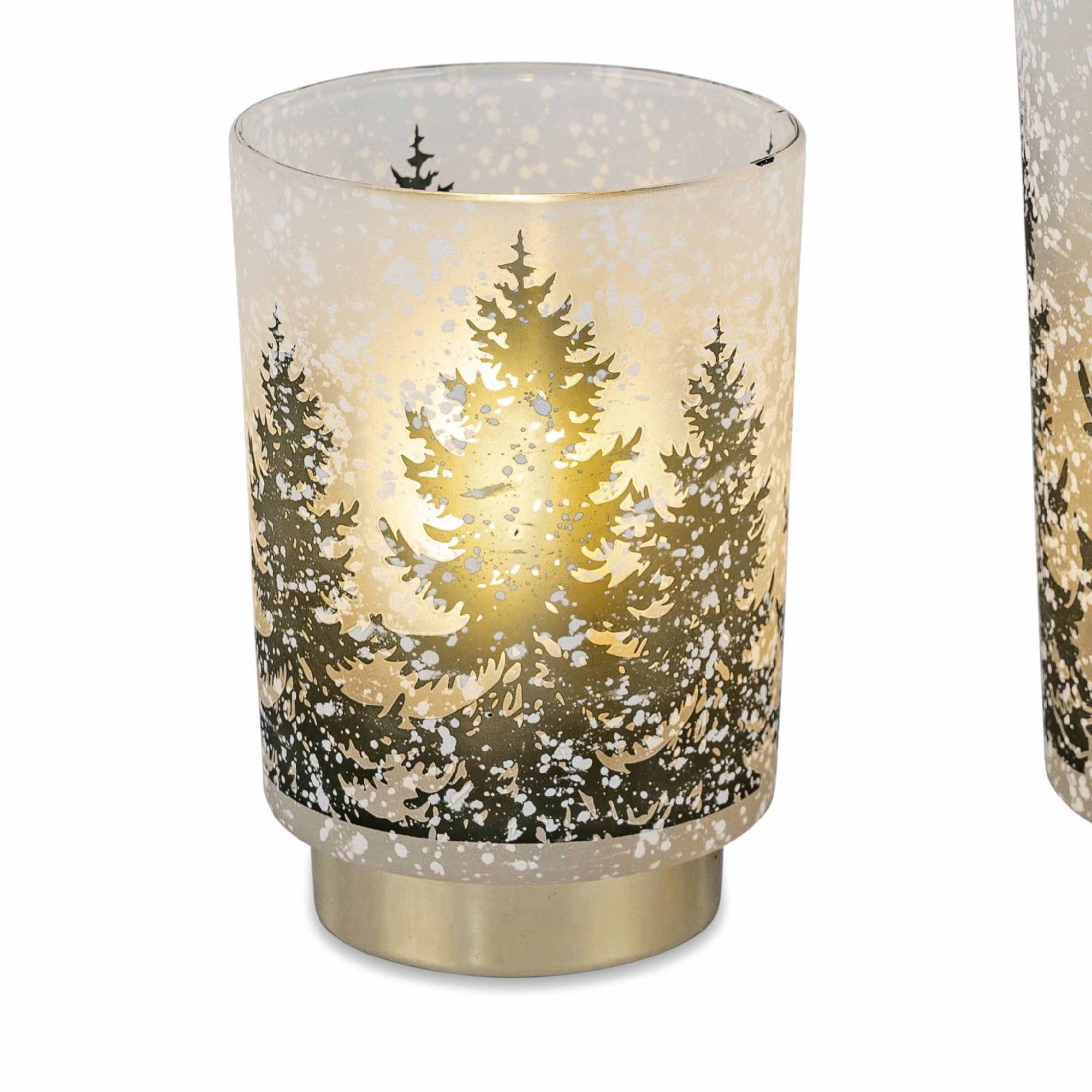 formano LED Tischleuchte Winterwald, Mit Timerfunktion, Mehrfarbig, Motiv: günstig online kaufen