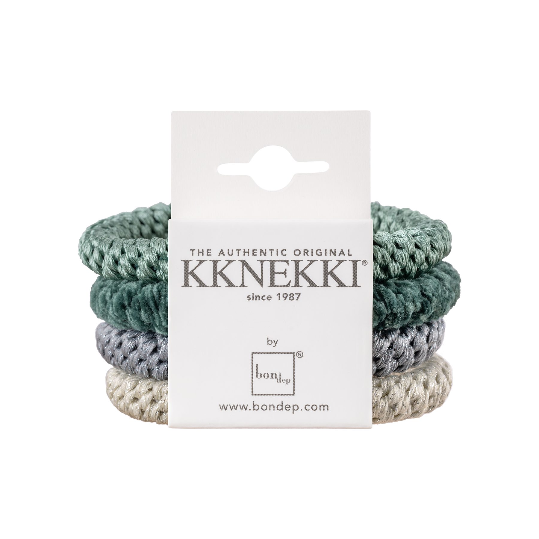 KKNEKKI Haargummi Original Hair Ties - 4er Bundle
