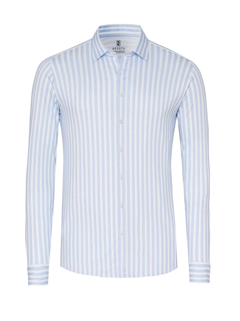 DESOTO Langarmhemd Casual Kent 1/1 Businesshemd, Kentkragen, Jersey, schmal günstig online kaufen
