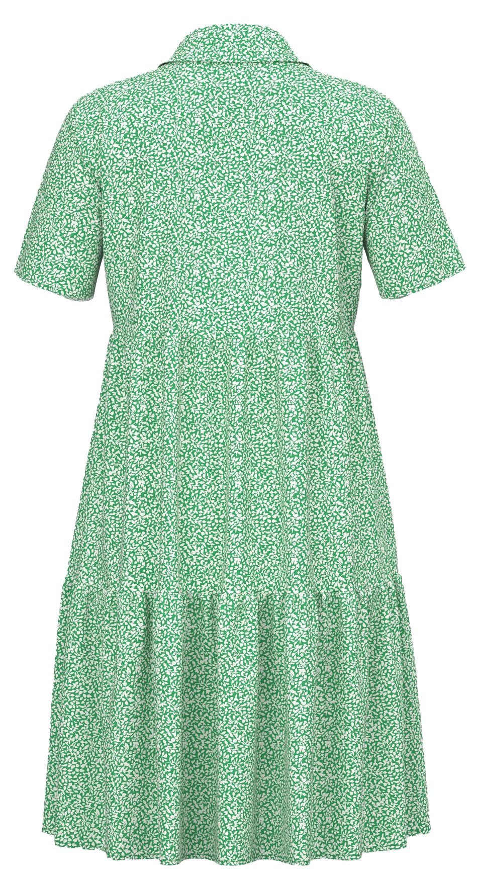 JACQUELINE de JDYPIPER Shirtkleid Kurzarm 4880 (knielang) in Dress Kleid Lockeres Blusen Grün Mini YONG Print