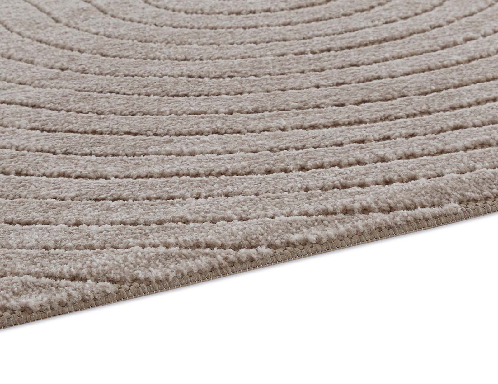 TaraCarpet Teppich TaraCarpet Zen Modern fürs Wohnzimmer Schlafzimmer und Outdoorteppich, rechteckig, Höhe: 5 mm, In&Outdoor Teppich hoch-tief 3D beige Wohnzimm – Bild 4 von 5